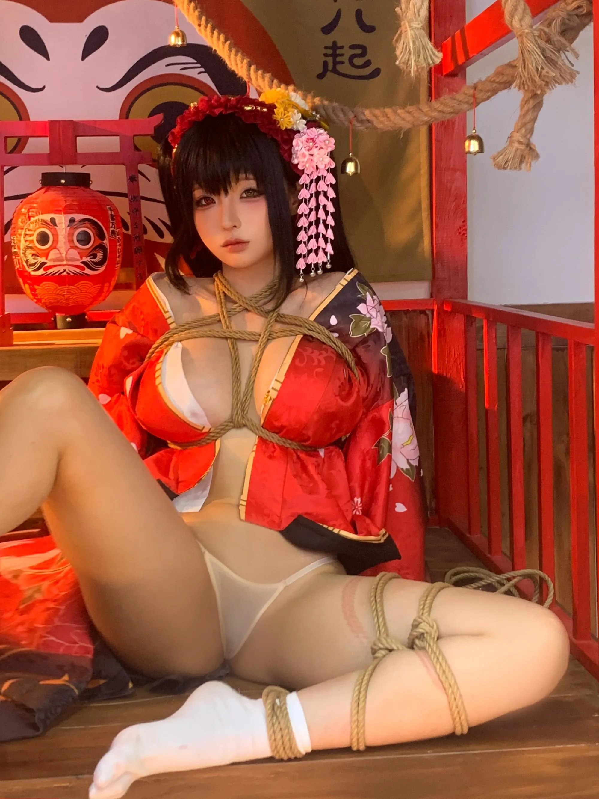 蠢沫沫 – NO.304 狂三和服cos-狂三 花絮 [114P]插图5